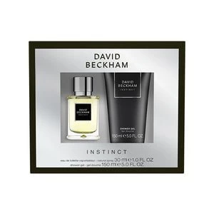 David Beckham Instinct Gift Set 30ml Eau de Toilette + 150ml Shower Gel