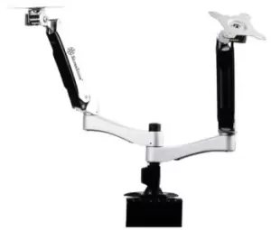 Silverstone SST-ARM22SC monitor mount / stand 61cm (24") Silver