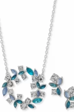 Ladies Anne Klein Jewellery Semyung Pearl Flower Drop Clear Earrings 60538522-276