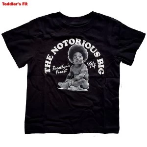 Biggie Smalls - Baby Kids 4 Years T-Shirt - Black