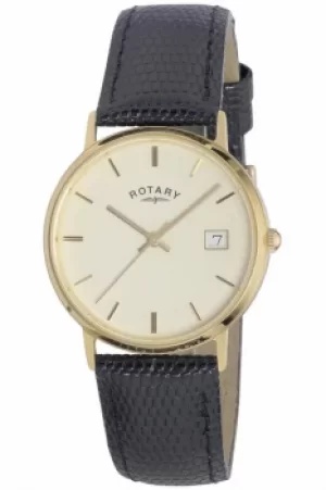 Mens Rotary 9ct Gold Watch GS11476/03