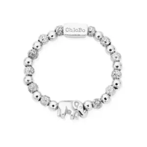 ChloBo Silver Lucky Elephant Ring