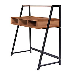 Nautilus Designs Workstations - Home Office Model: Bdw/I203/Bk-Wn Wood