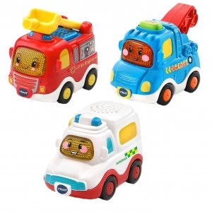 VTech Toot Toot Drivers 3 Car Pack Emergency Vehicles