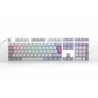Ducky One3 Mist USB RGB Mechanical Gaming Keyboard Cherry MX Blue Switch - UK Layout