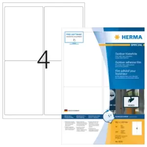 HERMA 9539 self-adhesive label Rectangle White 160 pc(s)