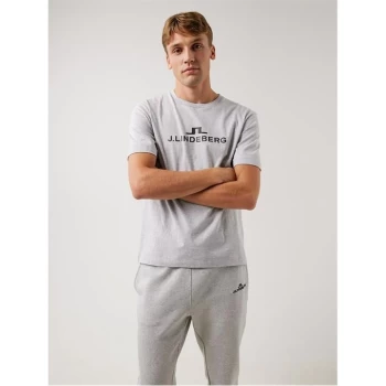 J Lindeberg J Alpha T Shirt Mens - Stone Grey