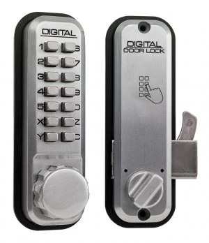 Lockey 2500 Mechanical Push Button Lock for Sliding Doors