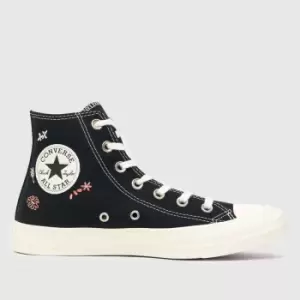 Converse Black & White Things To Grow Hi Trainers