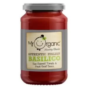 Mr Organic Organic Basilico Pasta Sauce 350g (Case of 6 )