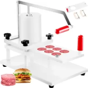 VEVOR Commercial Burger Press 2-Inch*6 Commercial Hamburger Patty Maker with Replaceable Mold Manual Burger Forming Machine with Tabletop Fixed Design