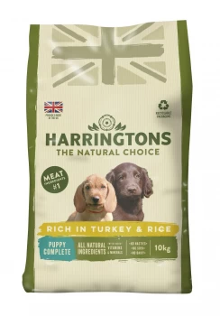 Harringtons Puppy Rich Turkey and Rice Dry Dog Food - 10kg