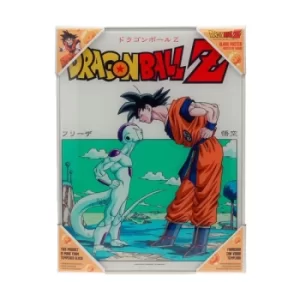 Dragon Ball Z Glass Poster Freezer 30 x 40 cm