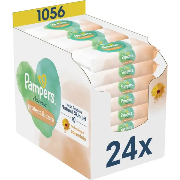 Pampers Harmonie Protect & Care 24x44 Wet Wipes