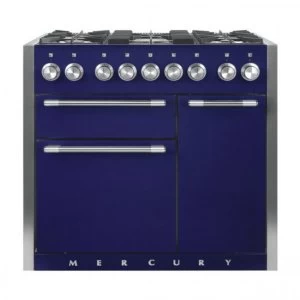 Mercury MCY1000DFBB 93190 100cm Dual Fuel Range Cooker - Blueberry Finish