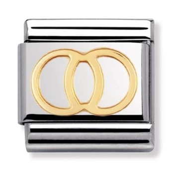 Nomination CLASSIC Gold Daily Life Wedding Rings Charm 030109/21