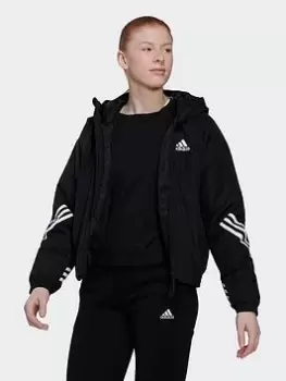 adidas Back To School Hooded Jacket, Black, Size L, Women