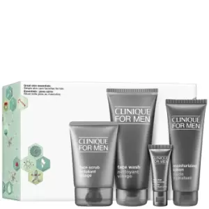 Clinique For Men Great Skin Essentials Skincare Gift Set for Normal Skin Types (Worth £100.50)