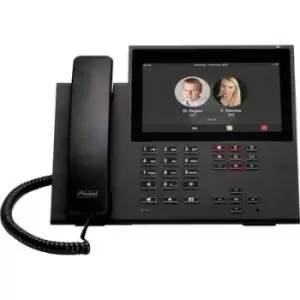 Auerswald COMfortel D-600 Corded VoIP Hands-free, Headset connection, Visual call notification, Touchscreen, WiFi Colour Black