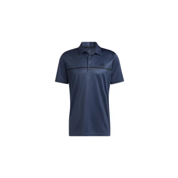 adidas 2021 CHEST Print POLO - Navy - S Size: Small