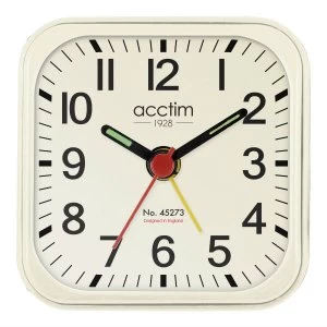 Acctim Maldon Mini Alarm Clock - Cream