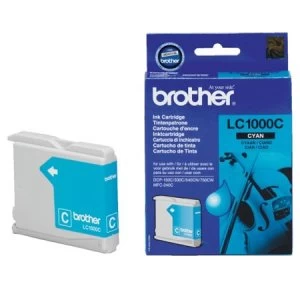 Brother LC1000 Cyan Ink Cartridge