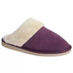 Mokkers Womens/Ladies Kelsei Suede Slippers (8 UK) (Purple)