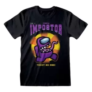 Among Us T-Shirt Purple Impostor Size S