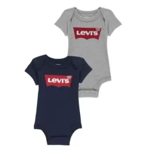 Levis 2pc Batwing T-Shirts Unisex Babies - Grey