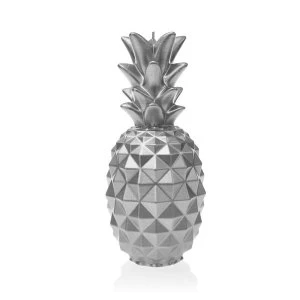 Silver Large Pineapple Candle