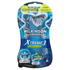 Wilkinson Sword Xtreme 3 Ultimate Plus Disposables 4s