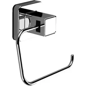 Pushloc Wall Mounted Suction Toilet Roll Holder/Dispenser - Stainless Steel/Chrome