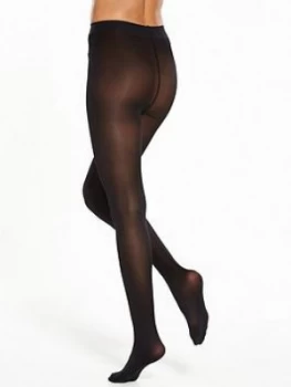 Pretty Polly 4 Pack 40 Denier Opaque Tights - Black, Size S-M, Women