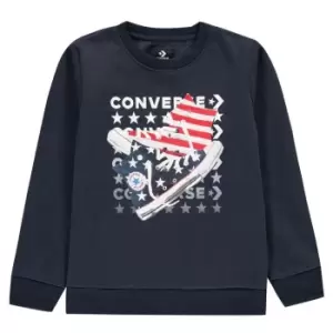 Converse Canna Crew Sweatshirt Junior Boys - Black