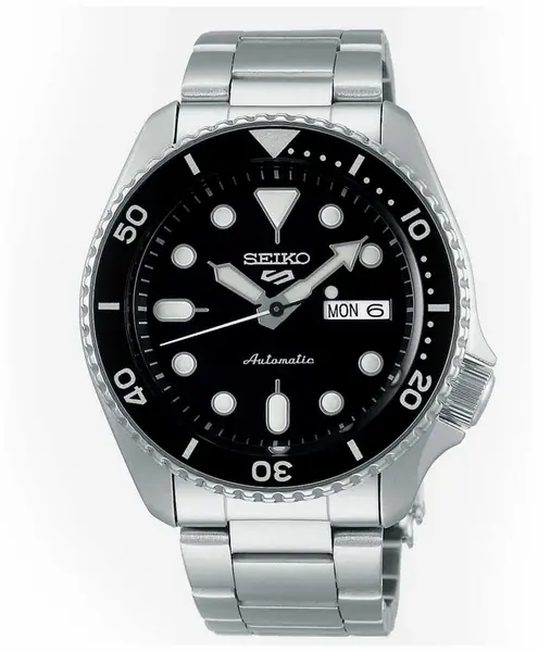 Seiko SRPD55K1 5 Sport Sports Automatic Black Dial Watch