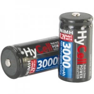HyCell HR14 C battery (rechargeable) NiMH 3000 mAh 1.2 V 2 pc(s)