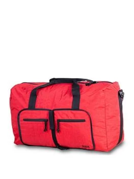 Rock Luggage Small Foldaway Holdall - Red