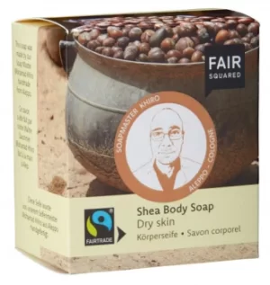Fair Squared Body Soap (Shea) Dry Skin (includes cotton soap bag) 2x80g