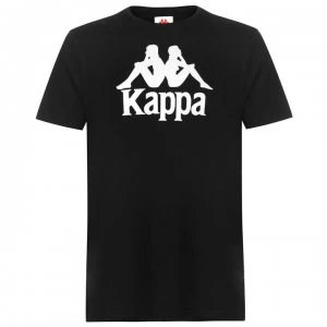 Kappa Estessi T Shirt - Black/White