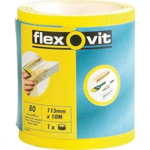 Flexovit High Performance Sanding Roll 115mm 10m 40g