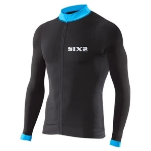 SIXS Bike 4 Long Sleeve Jersey Black/Blue X Large