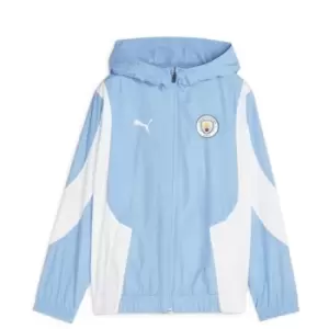 Puma Manchester City Anthem Jacket Juniors - Blue