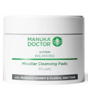Manuka Doctor Apiclear Balancing Micellar Cleansing Pads (Pack of 60)