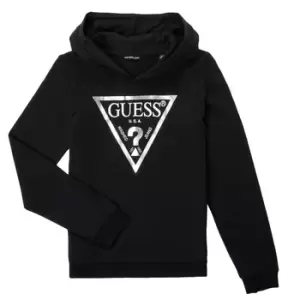 Guess DARA Girls Childrens Sweatshirt in Black. Sizes available:8 ans,10 ans,12 ans,14 ans,16 ans