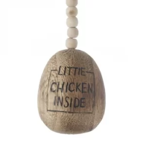 Little Chicken Inside Wooden Egg by Heaven Sends