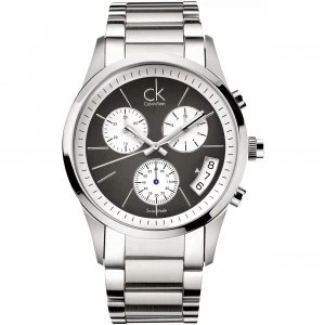 Calvin Klein Bold Chronograph Watch K2247107 - Silver