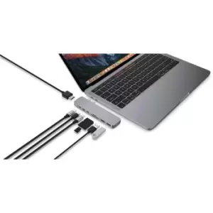 HyperDrive PRO 8-in-2 Hub for USB-C MacBook Pro (Space Gray)