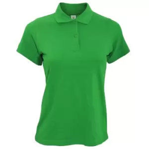 B&C Safran Pure Ladies Short Sleeve Polo Shirt (XL) (Kelly Green)