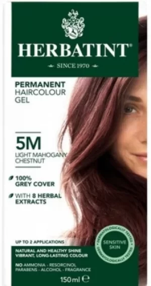 Herbatint Light Mahogany Ammonia Free Hair Colour 5M 150ml