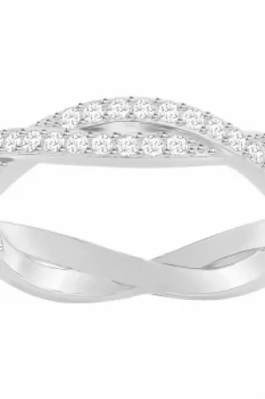 Ladies Swarovski Jewellery Infinity Ring Size 52 5372930